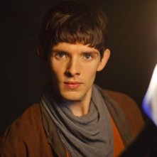 Merlin: Colin Morgan in una scena dell'episodio La morte di Artù, della prima stagione