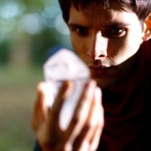 Merlin: Colin Morgan in una scena dell'episodio La rianimazione della strega, della seconda stagione