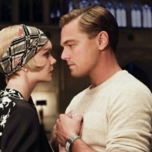una sensuale immagini di Leonardo DiCaprio e Carey Mulligan in The Great Gatsby
