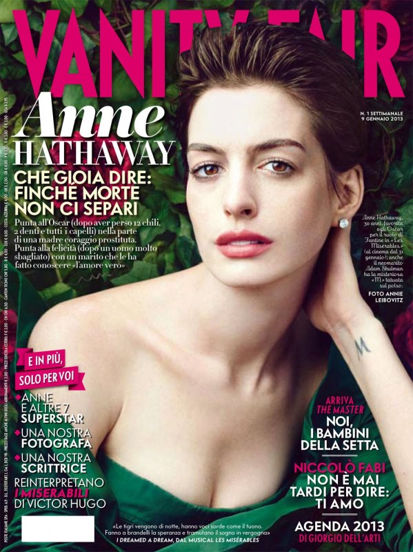 Copertina Vanity Fair Italia Dedicata Ad Anne Hathaway 2013 262436