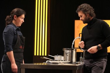 Masterchef 2: Regina Finocchiaro con Carlo Cracco