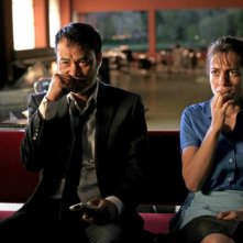 Simon Yam e Audrey Dana in Les jeux des nuages et de la pluie