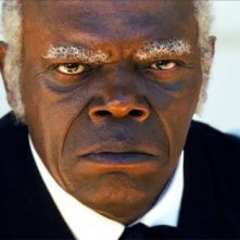 Un primo piano di Samuel L. Jackson in Django Unchained