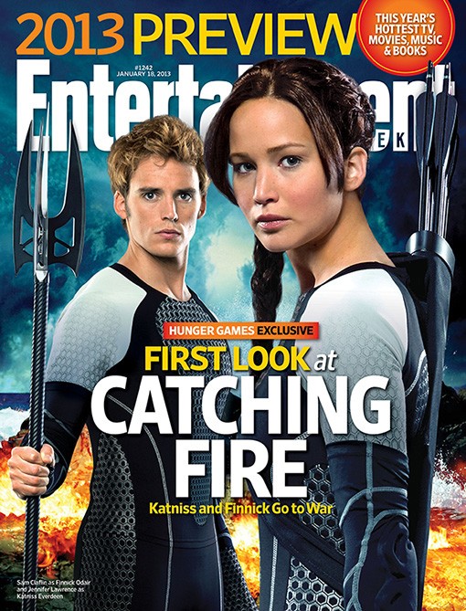Copertina Di Entertainment Weekly Dedicata A Hunger Games La Ragazza Di Fuoco 262776