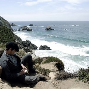 Big Sur: Jean-Michael Barr in una scena del film