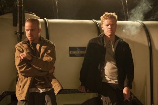 Breaking Bad: Jesse Plemons e Aaron Paul nell'episodio Buyout