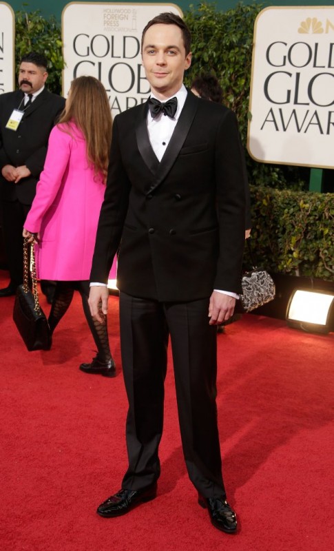 Jim Parsons Sul Red Carpet Dei Golden Globes 2013 Per The Big Bang Theory 262963