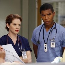 Grey's Anatomy: Richard Kahan, Sarah Drew e Gaius Charles nell'episodio Thigns We Said Today, della nona stagione