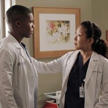 Grey's Anatomy: Sandra Oh e Gaius Charles nell'episodio I Was Made for Lovin' You, della nona stagione