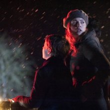 Melissa George in una scena dell'action serial Hunted