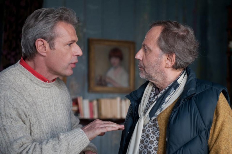 Fabrice Luchini e Lambert Wilson interpretano due amici nella commedia Alceste à bicyclette, di Philippe Le Guay