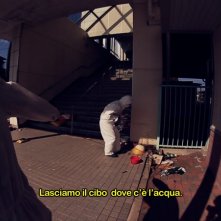 Fukushame, di Alessandro Tesei: una scena all'esterno della centrale nucleare