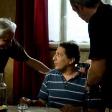 Pauvre Richard: Smaïn con il regista Malik Chibane durante le riprese