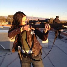 Jaimie Alexander in una scena di The Last Stand