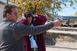 The Last Stand - L'ultima sfida: Arnold Schwarzenegger con Johnny Knoxville