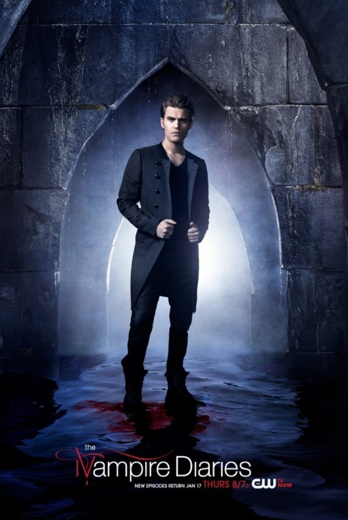 The Vampire Diaries Paul Wesley In Un Character Poster Della Stagione 4 263558