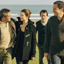 Amitiés sincères: Gérard Lanvin, Jean-Hugues Anglade, Ana Girardot e Wladimir Yordanoff in una scena