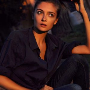 l'attrice Anna Gumpel in un ritratto di Mattia Passeri