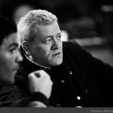 Salvatore Ruocco e Gaetano di Vaio in una foto scattata durante le prove del film TAKE FIVE