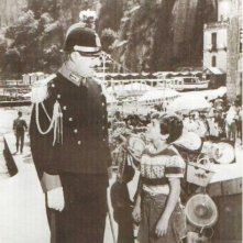 Il piccolo Gaetano Autiero con Vittorio De Sica in Pane amore e...