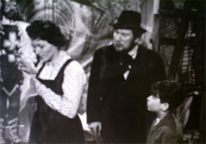 Il piccolo Gaetano Autiero ne I Girovaghi con Peter Ustinov e Carla Del Poggio