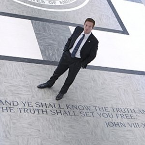 Damian Lewis in una scena della premiere della seconda stagione di Homeland intitolata The Smile