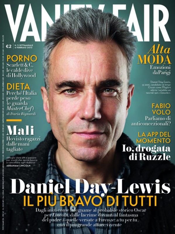 Daniel Day Lewis In Cover Su Vanity Fair Italia Gennaio 2013 264518