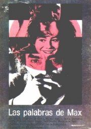 Las palabras de Max: la locandina del film