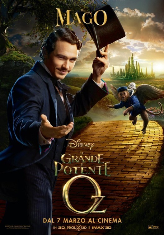 Il Grande E Potente Oz Character Poster Italiano Per James Franco 264666
