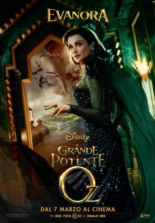 Il Grande E Potente Oz Character Poster Italiano Per Rachel Weisz 264665