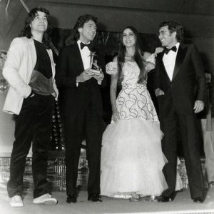 Sanremo 1982 - Albano e Romina con Riccardo Fogli e Drupi