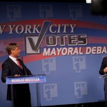 Broken City: Russell Crowe a confronto con l'avversario Barry Pepper in una scena del film