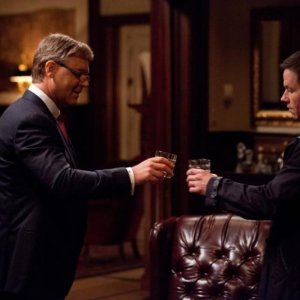 Broken City: Russell Crowe e Mark Wahlberg in una scena del film