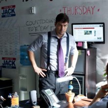 Kyle Chandler in una scena di Broken City