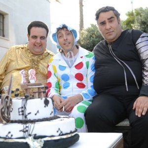 La mia mamma suona il rock: Antonio Fiorillo, Massimo Ceccherini e Lallo Circosta sul set