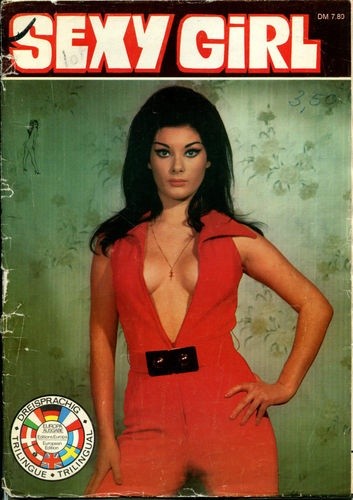 Edwige Fenech sulla cover di un magazine sexy