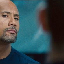 Fast & Furious 6: Dwayne Johnson in una scena d'azione del film
