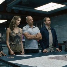 Fast & Furious 6: una scena di gruppo tratta dal film d'azione diretto da Justin Lin