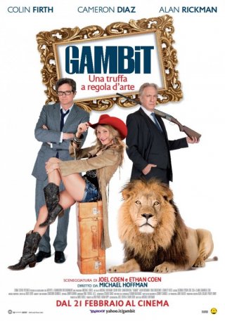 Gambit: la locandina italiana del film