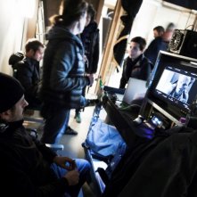 The Elevator, un'immagine del set