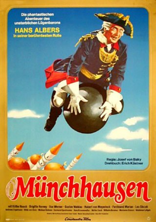 Il barone di Münchhausen: la locandina del film