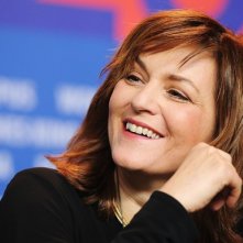 Una sorridente Martina Gedeck presenta The Nun a Berlino 2013