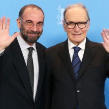 Giuseppe Tornatore e Ennio Morricone a Berlino 2013 per presentare La migliore offerta