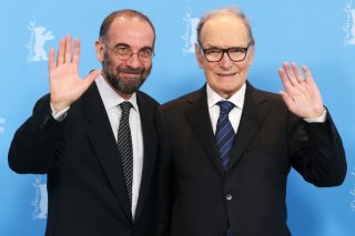 Giuseppe Tornatore e Ennio Morricone a Berlino 2013 per presentare La migliore offerta