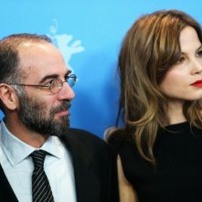 Giuseppe Tornatore e Sylvia Hoeks a Berlino 2013 per presentare La migliore offerta