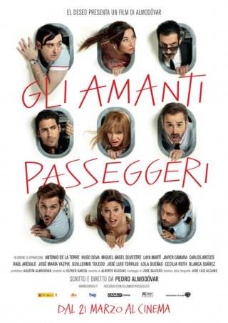Gli amanti passeggeri: il poster italiano