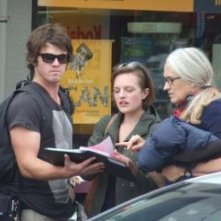 Jane Campion e Elisabeth Moss sul set di Top of the Lake