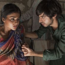 Midnight's Children: Shriya Saran e Satya Bhabha in una scena