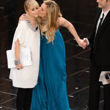 Sanremo 2013, seconda serata - Bar Refaeli, Luciana Littizzetto e Fabio Fazio