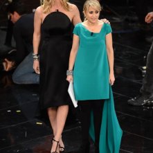 Sanremo 2013, seconda serata - Filippa Lagerback con Luciana Littizzetto
